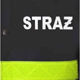 Kurtka  wodoochronna - sztormiak napis "STRAŻ"  na piersi, model 071 -  Kombinezony i odzież ochronna